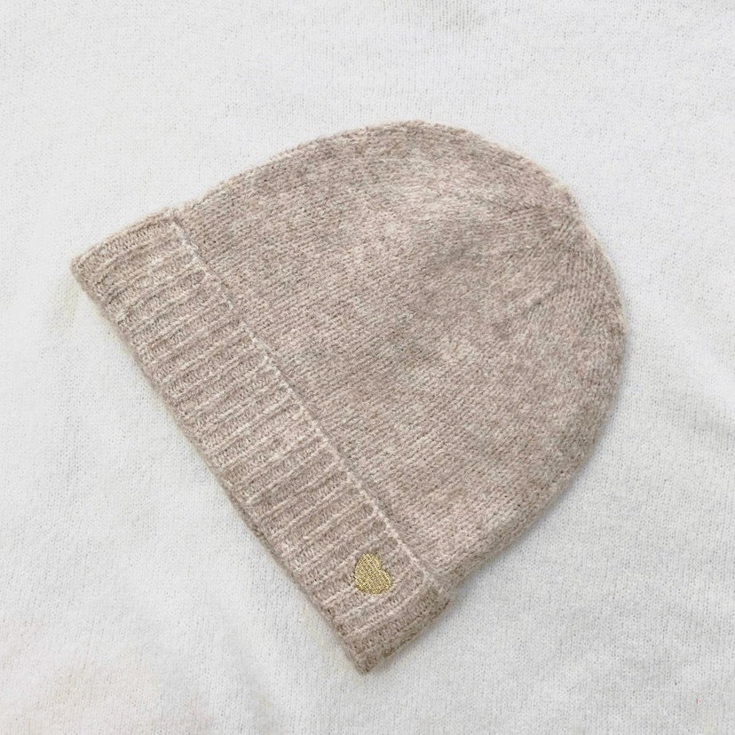 Bonnet Coeur Brodé