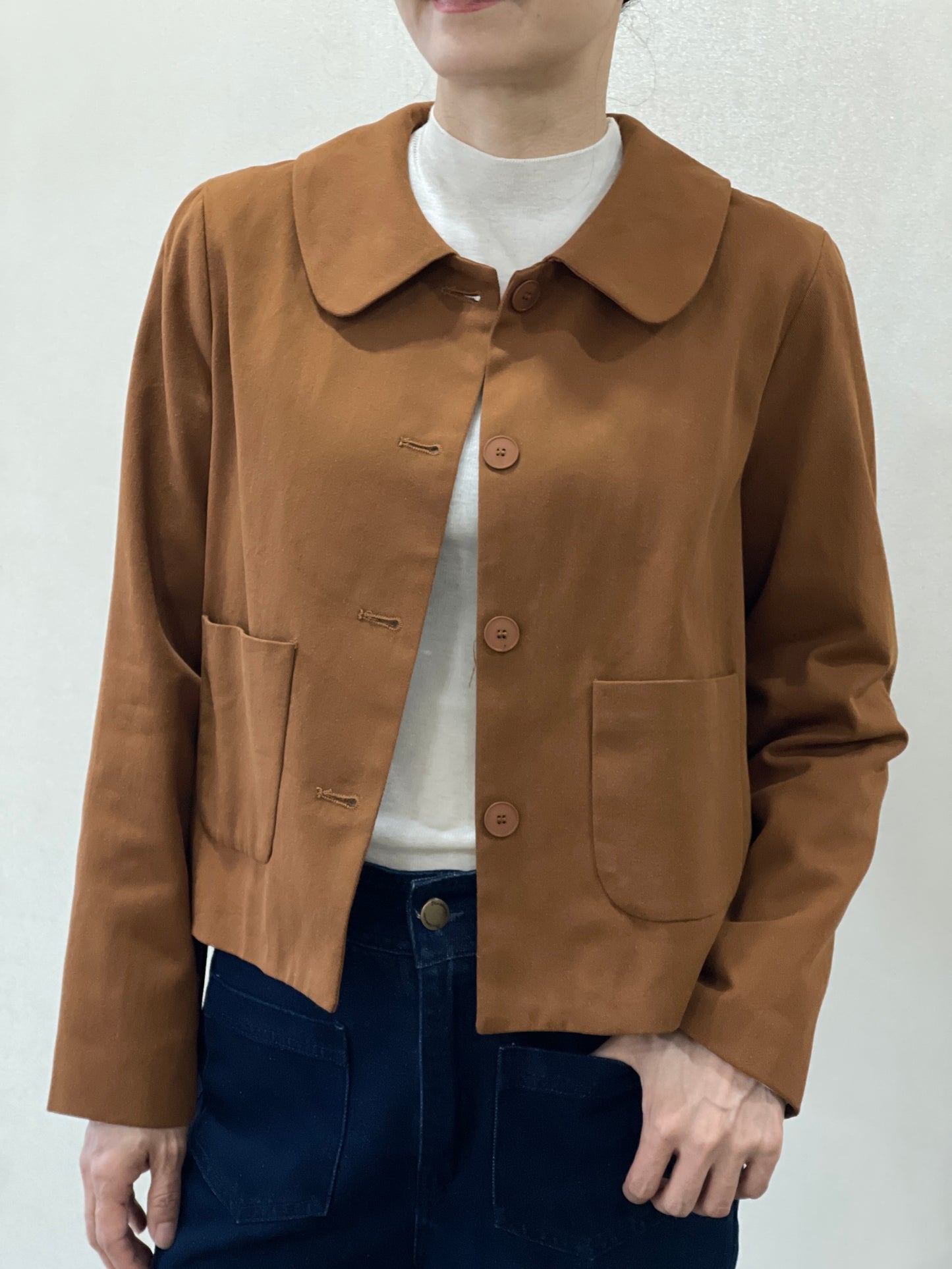 Veste Col Arrondi Femme