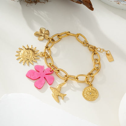 Bracelet Charms Doré