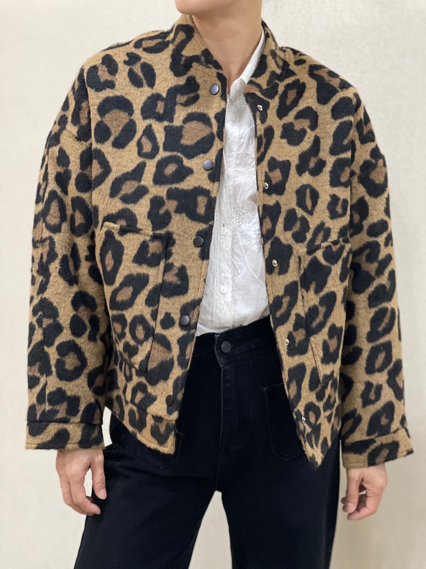 Veste Oversize Léopard