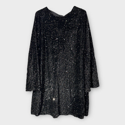 Robe Sequins Velours