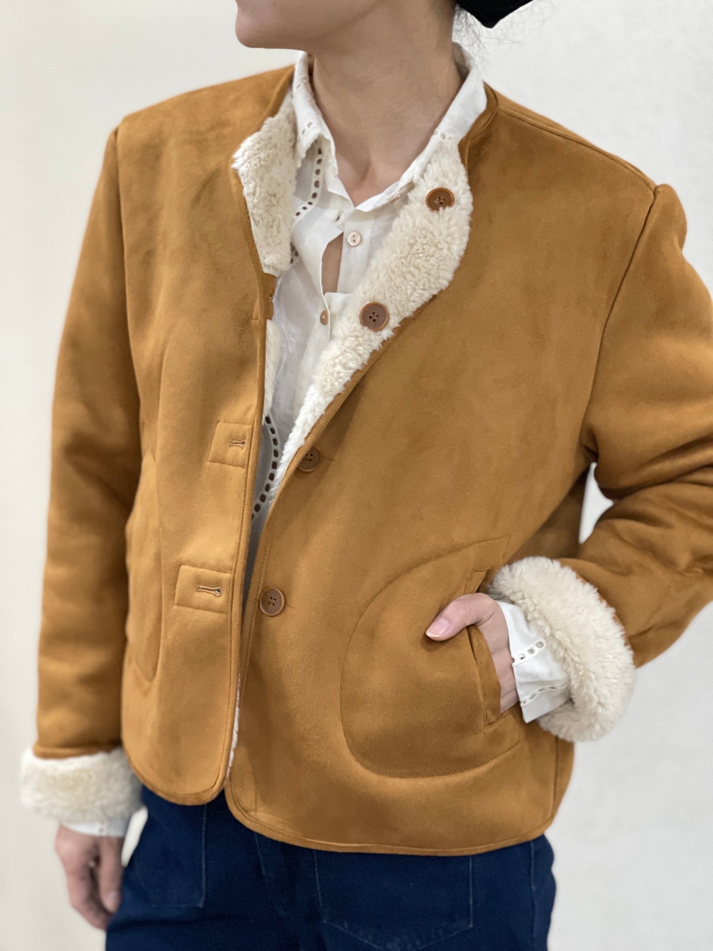 Veste Réversible effet Mouton
