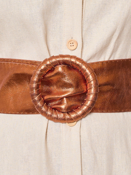 Ceinture en Cuir Unie