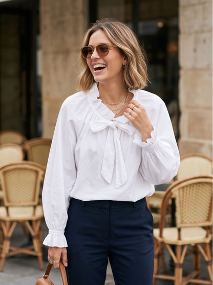 Blouse Elvire - Nœud Lavallière