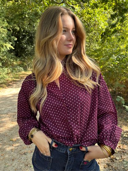 Chemise à Pois Coton