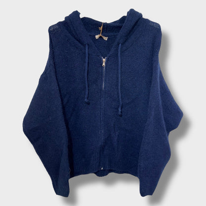 Gilet Capuche Mohair