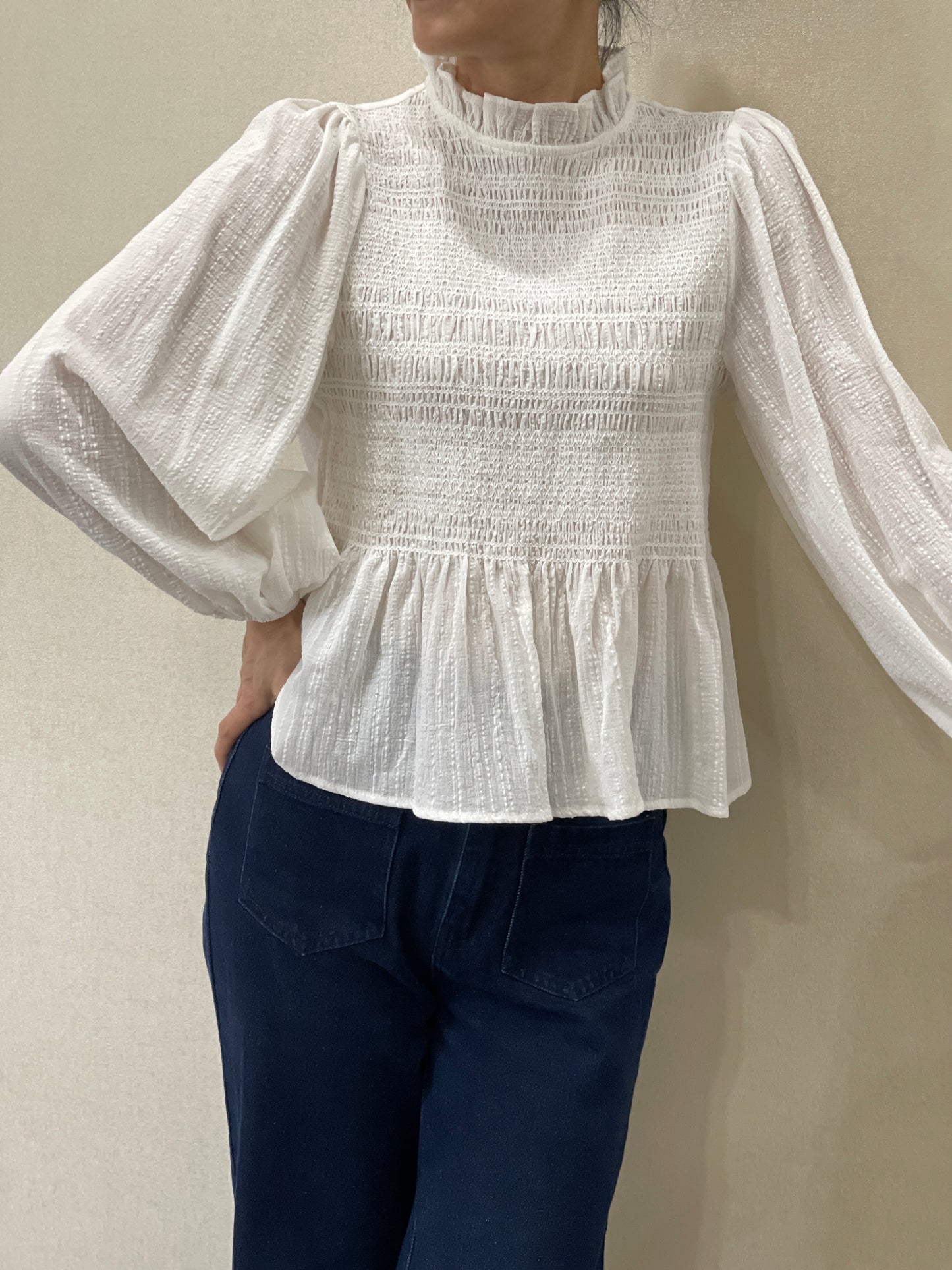 Blouse Smockée Coton