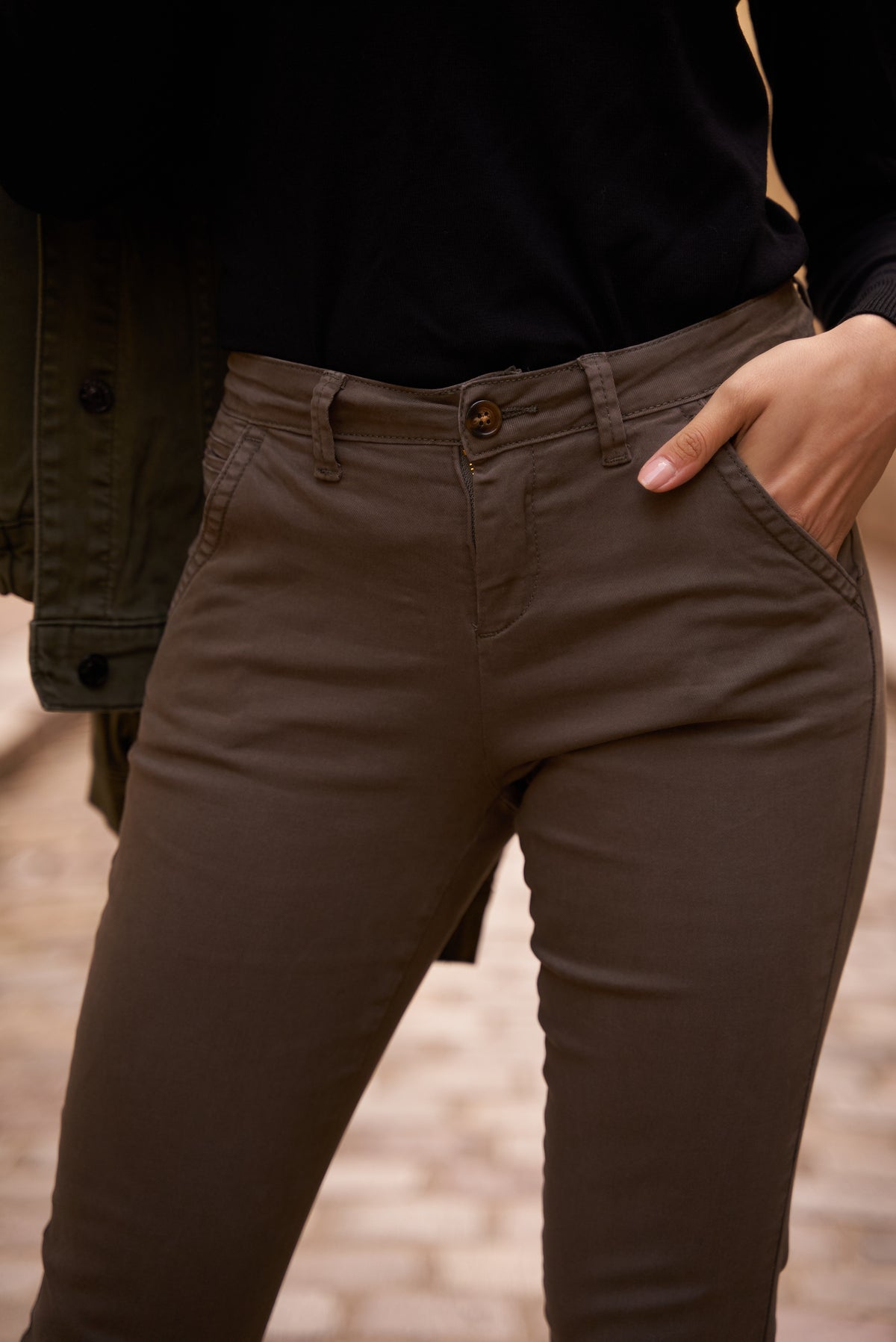 Pantalon Chino Femme