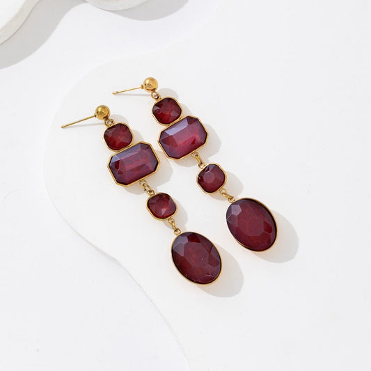 Boucles Pendantes Colorées