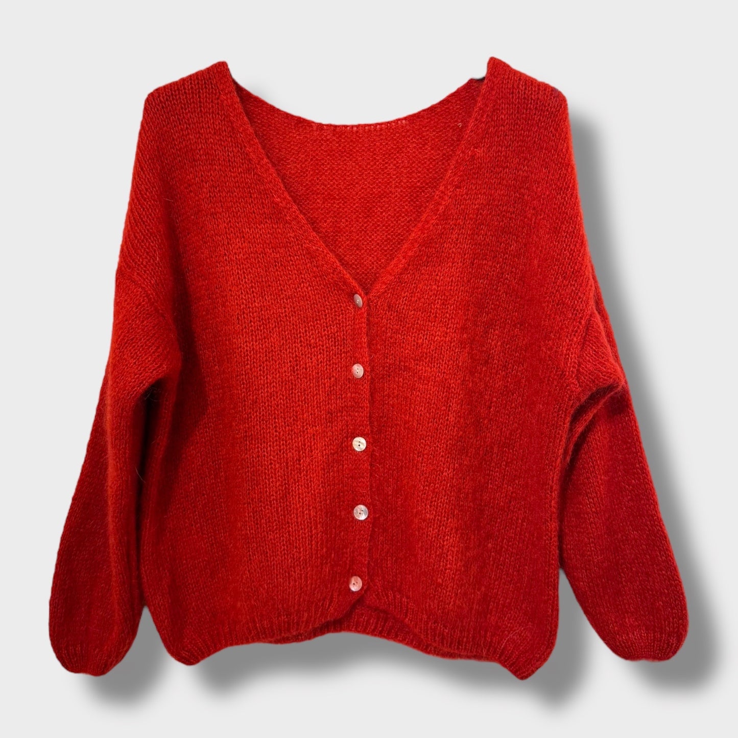 Gilet Mohair Coloré