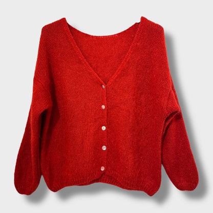 Gilet Mohair Coloré