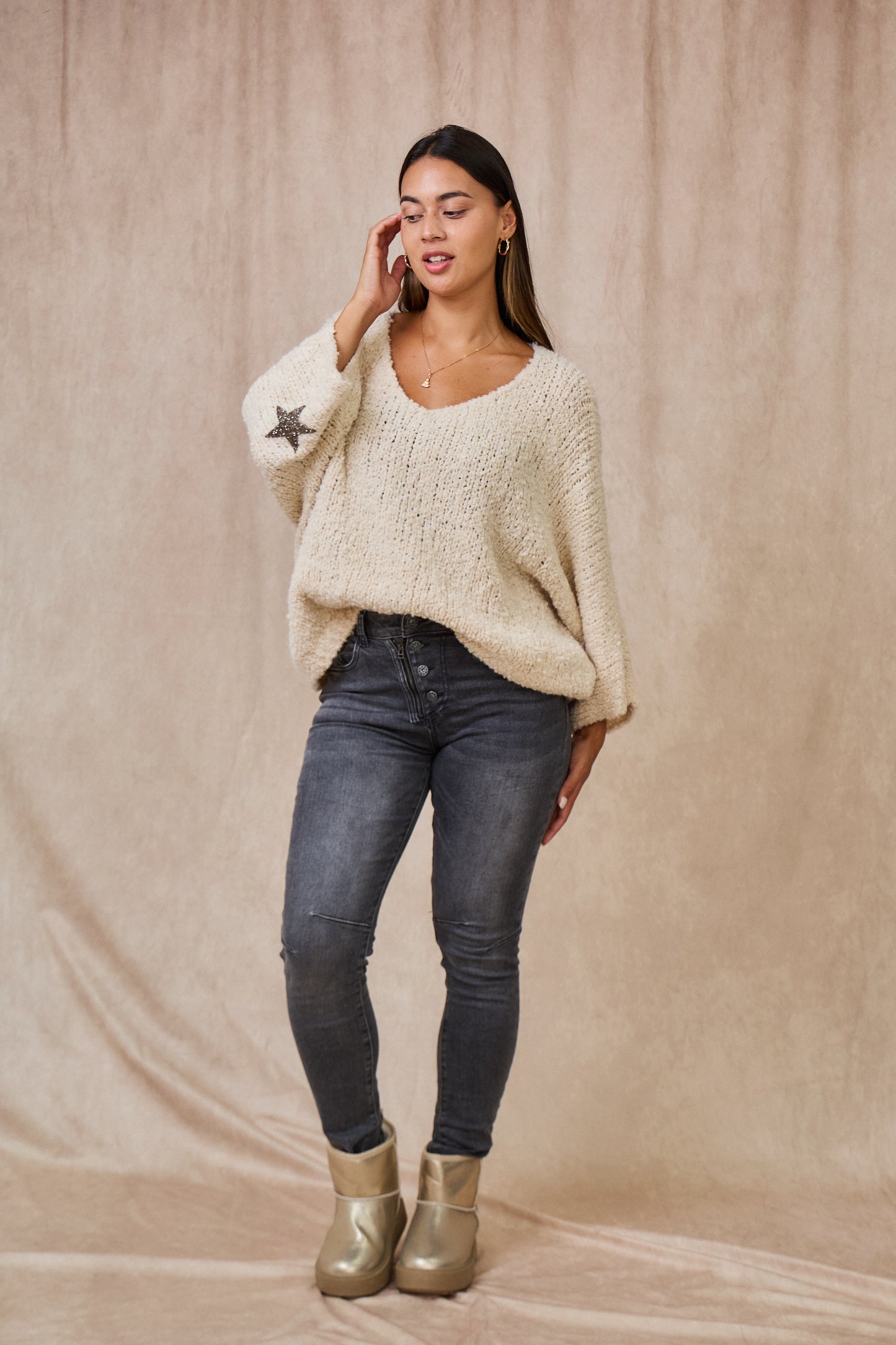 Pull Oversize Doudou Étoile