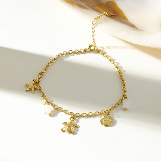 Chaîne Cheville Coquillage