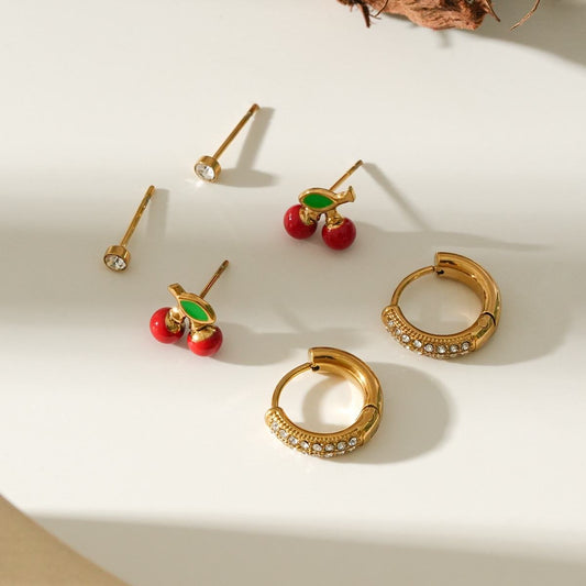 Boucles d'Oreilles "Mix & Match Fruitée"