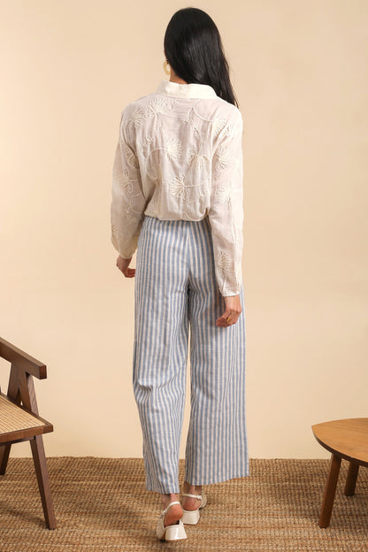 Pantalon rayé Chic et décontracté