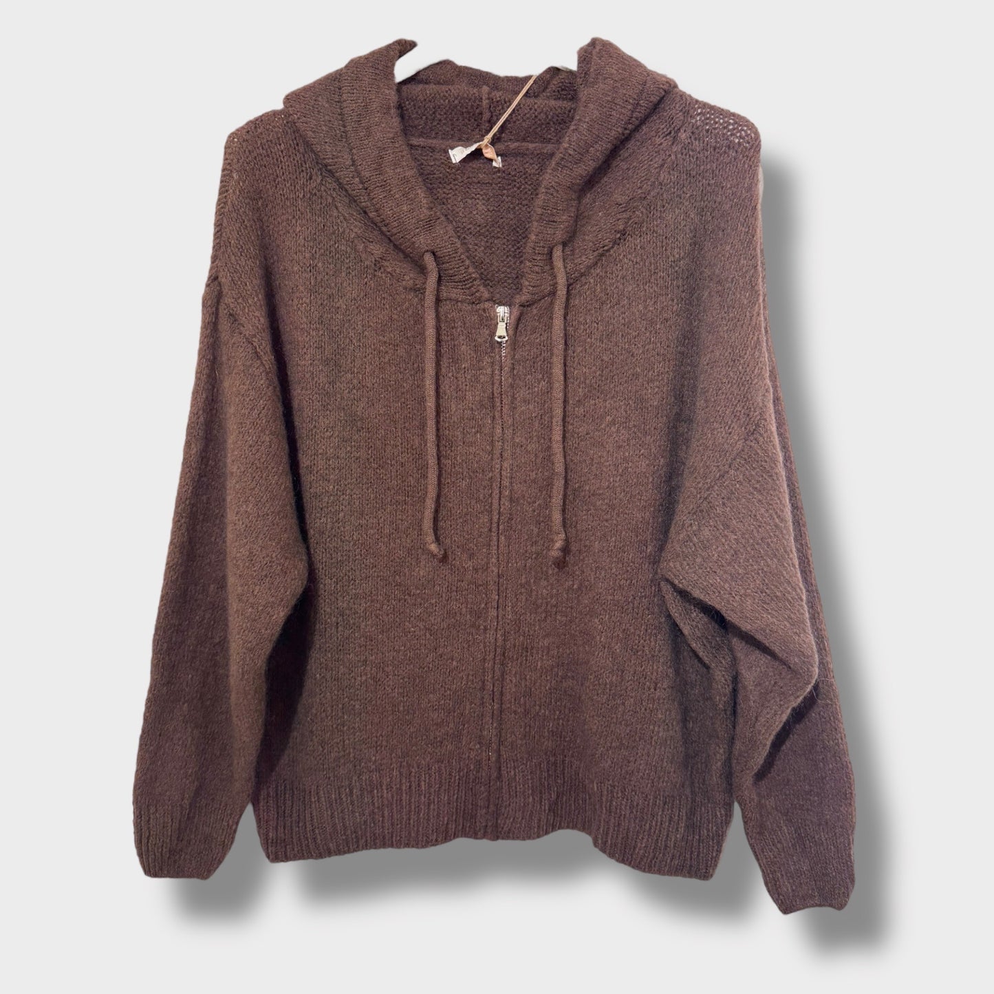 Gilet Capuche Mohair