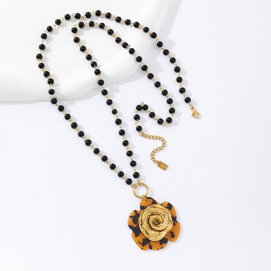 Collier Pendentif Fleur