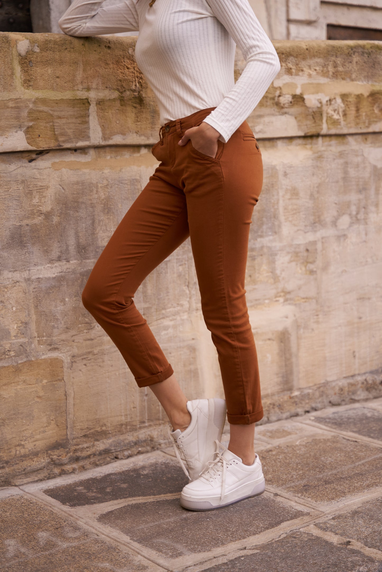 Pantalon en Toile Stetch