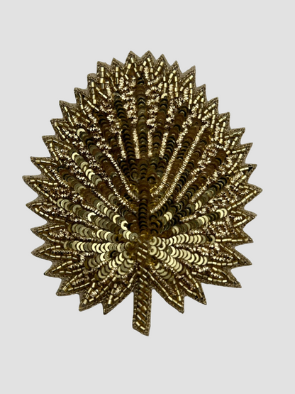 Broche Feuille