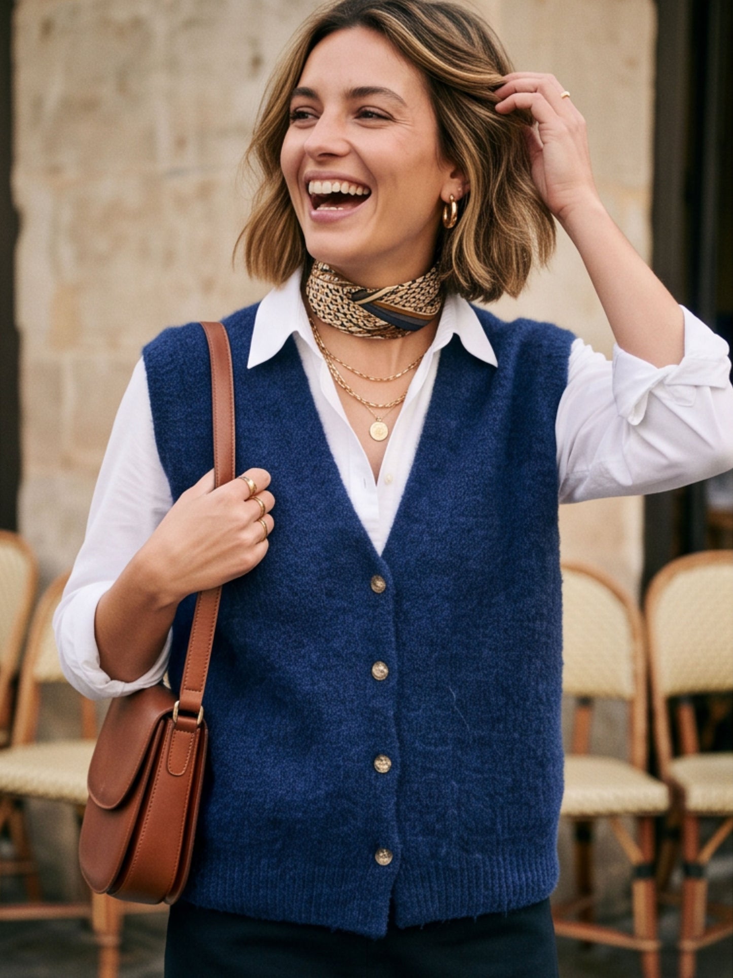 Gilet sans Manches Intemporel