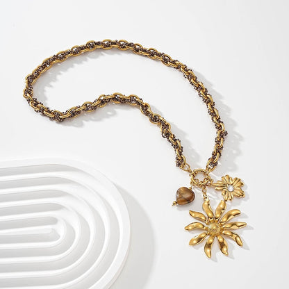 Collier Soleil Doré