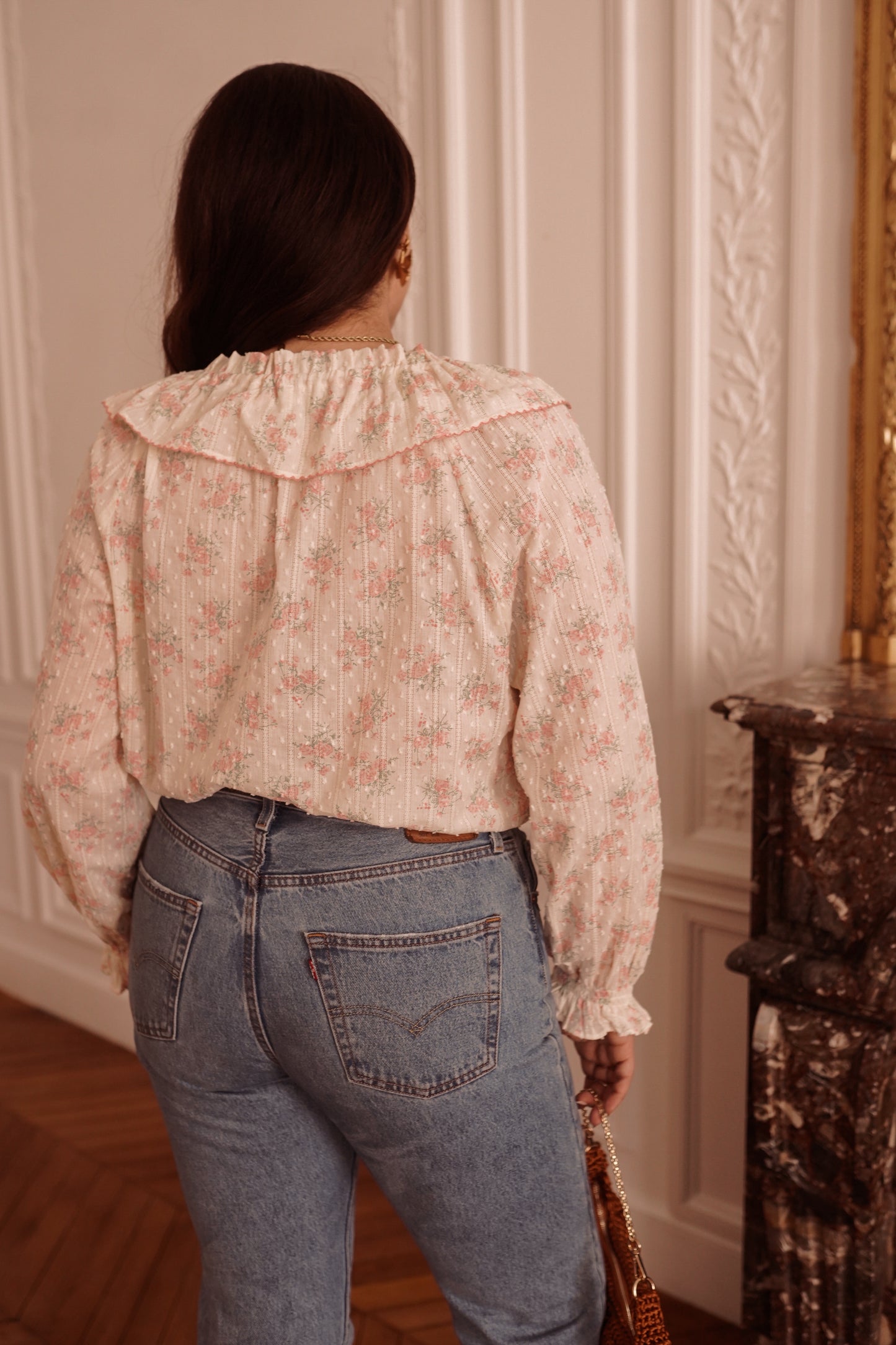 Blouse Fleurie Vintage du 42 au 46