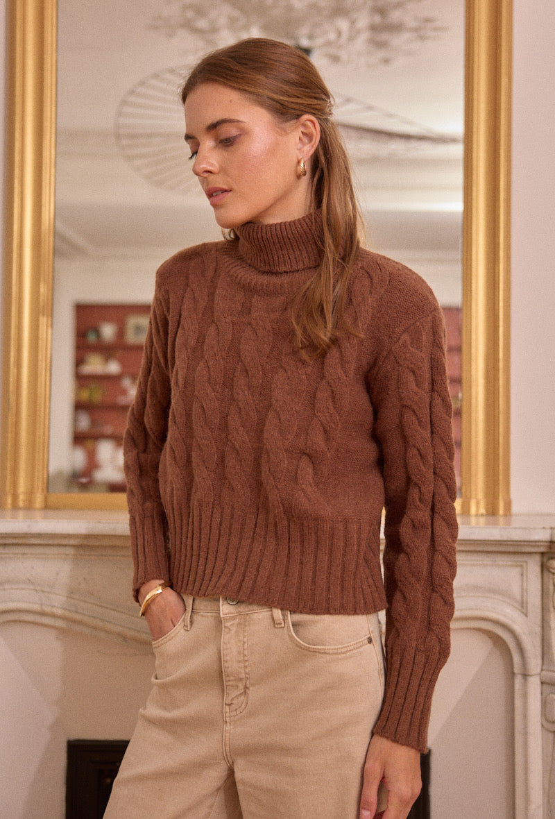 Pull Torsadé Uni