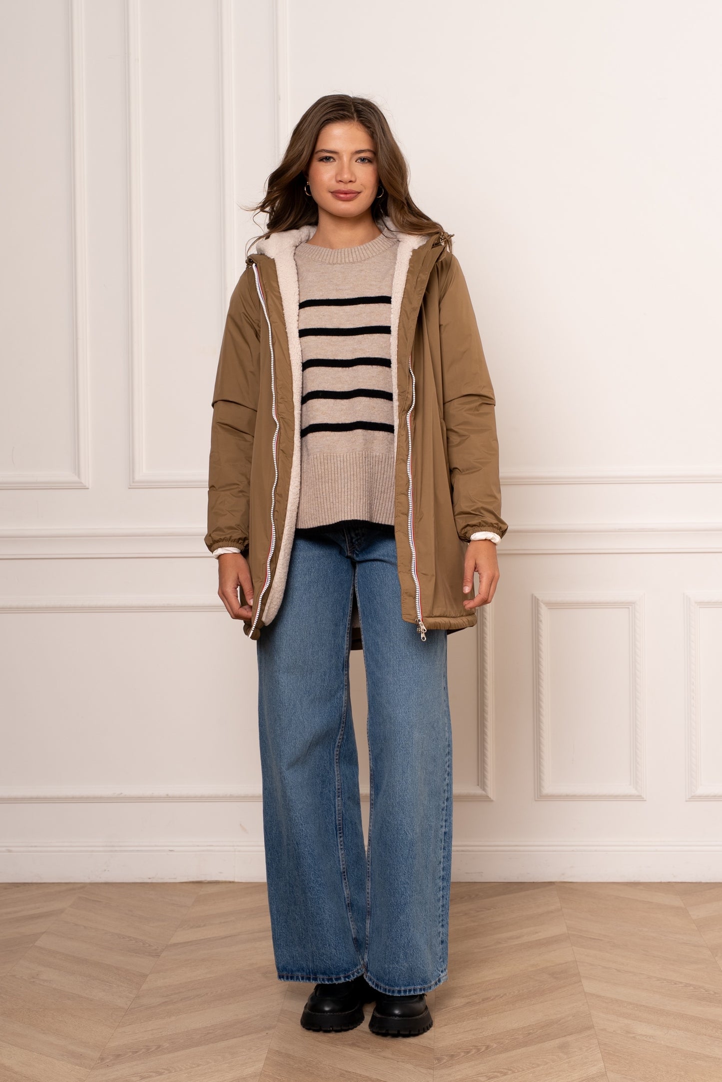 Imperméable Fourré Sherpa Long