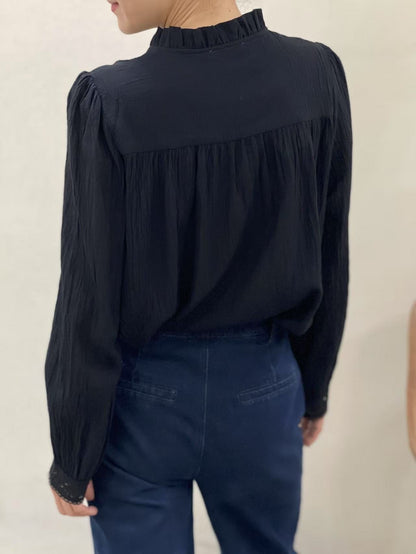 Chemise Féminine Dentelle Bohème