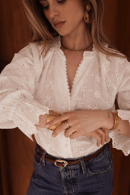 Chemise Blanche Raffinée