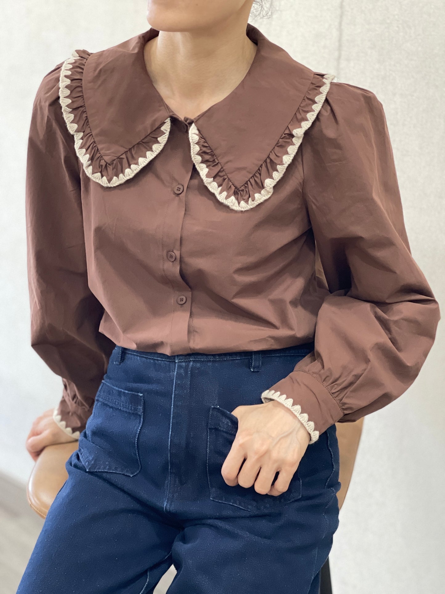 Chemise Col Oversize