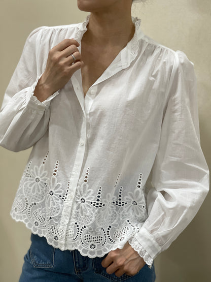 Chemise Broderie Délicate