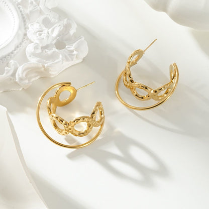 Boucles Effet Entrelacé