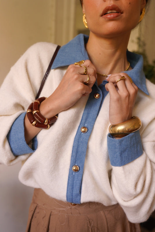 Pull Chemise Femme