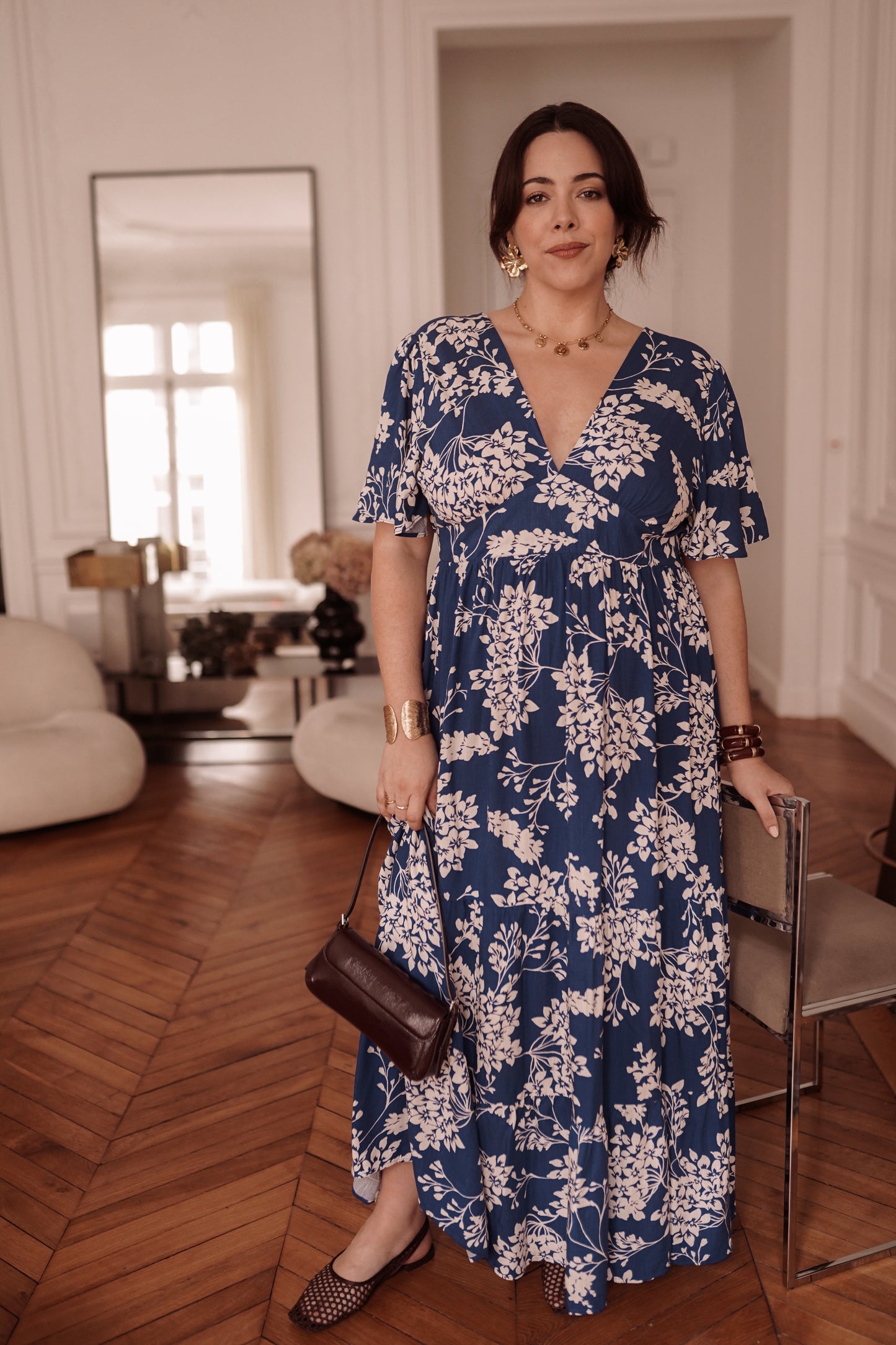 Robe Longue Fleurie du 42 au 46