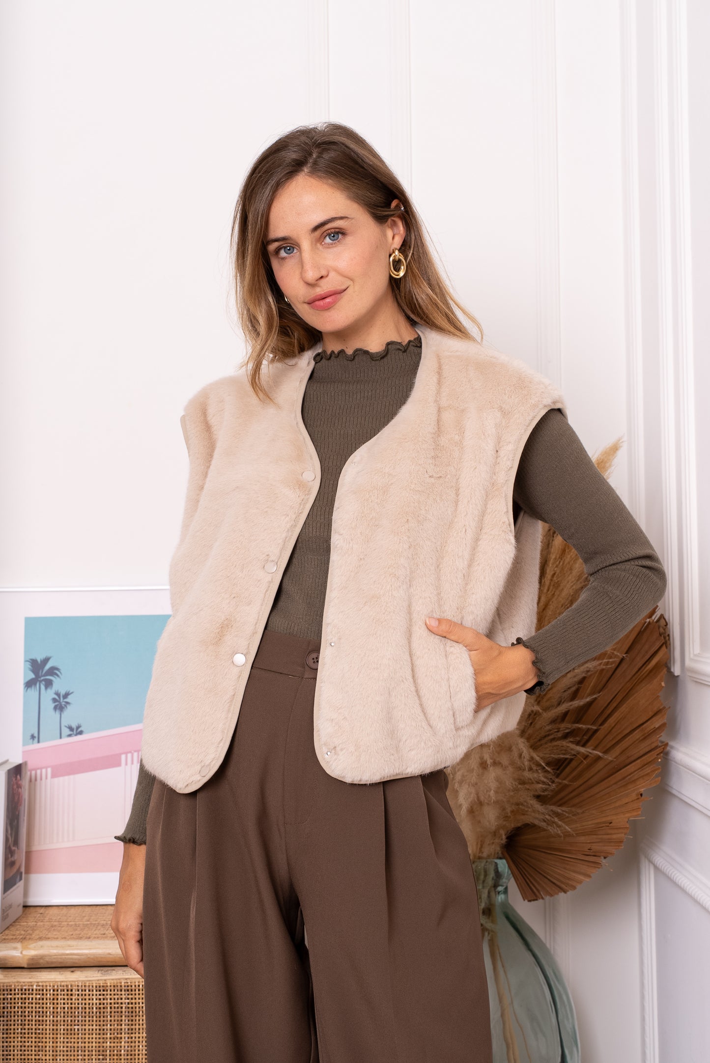 Gilet Peluche Trendy