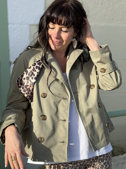 Trench Léopard Doublé Chic