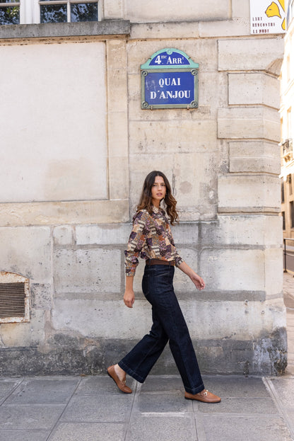 Jean Denim Brut avec Ceinture