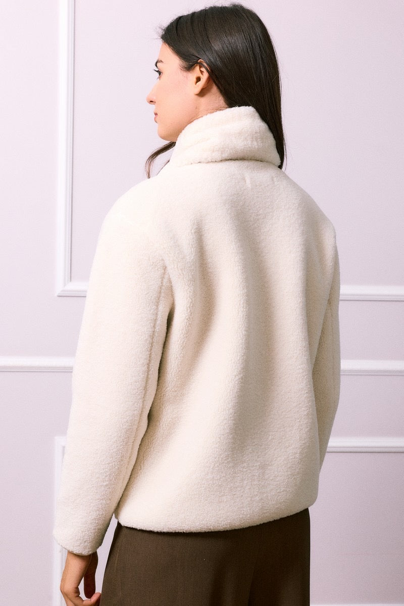 Veste Douce Col Noué