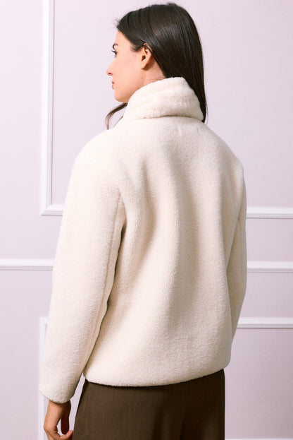 Veste Douce Col Noué