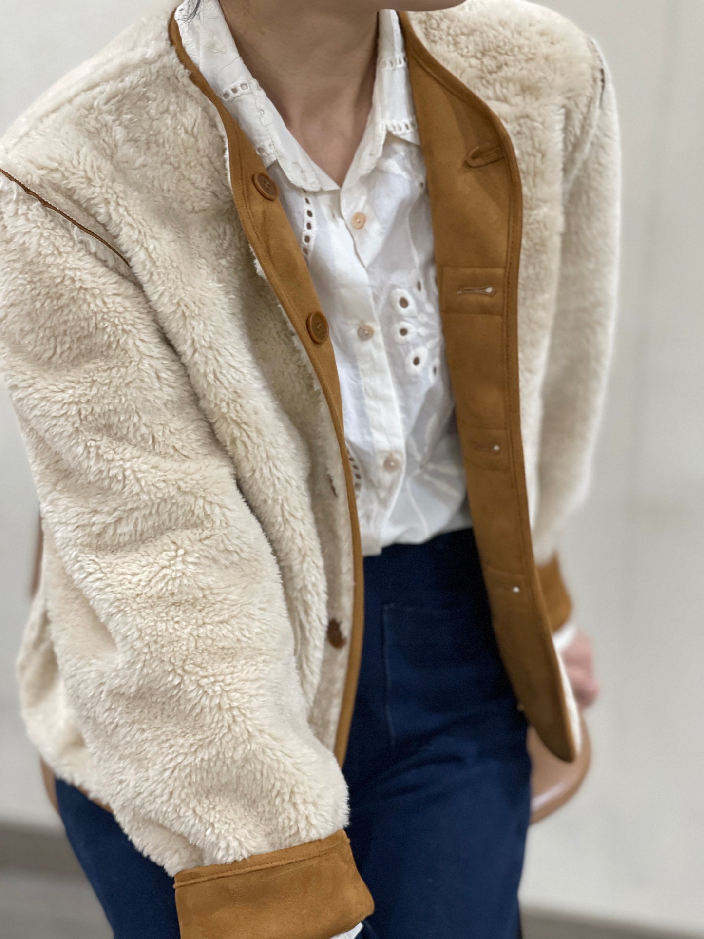 Veste Réversible effet Mouton
