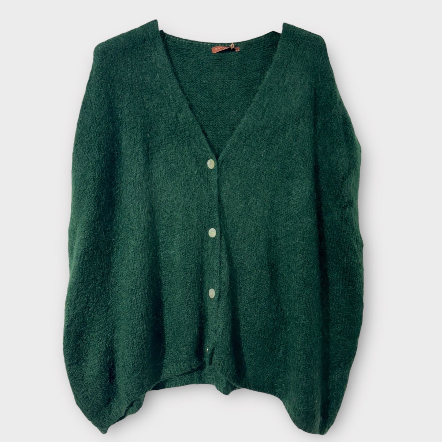 Cardigan Mohair sans Manches