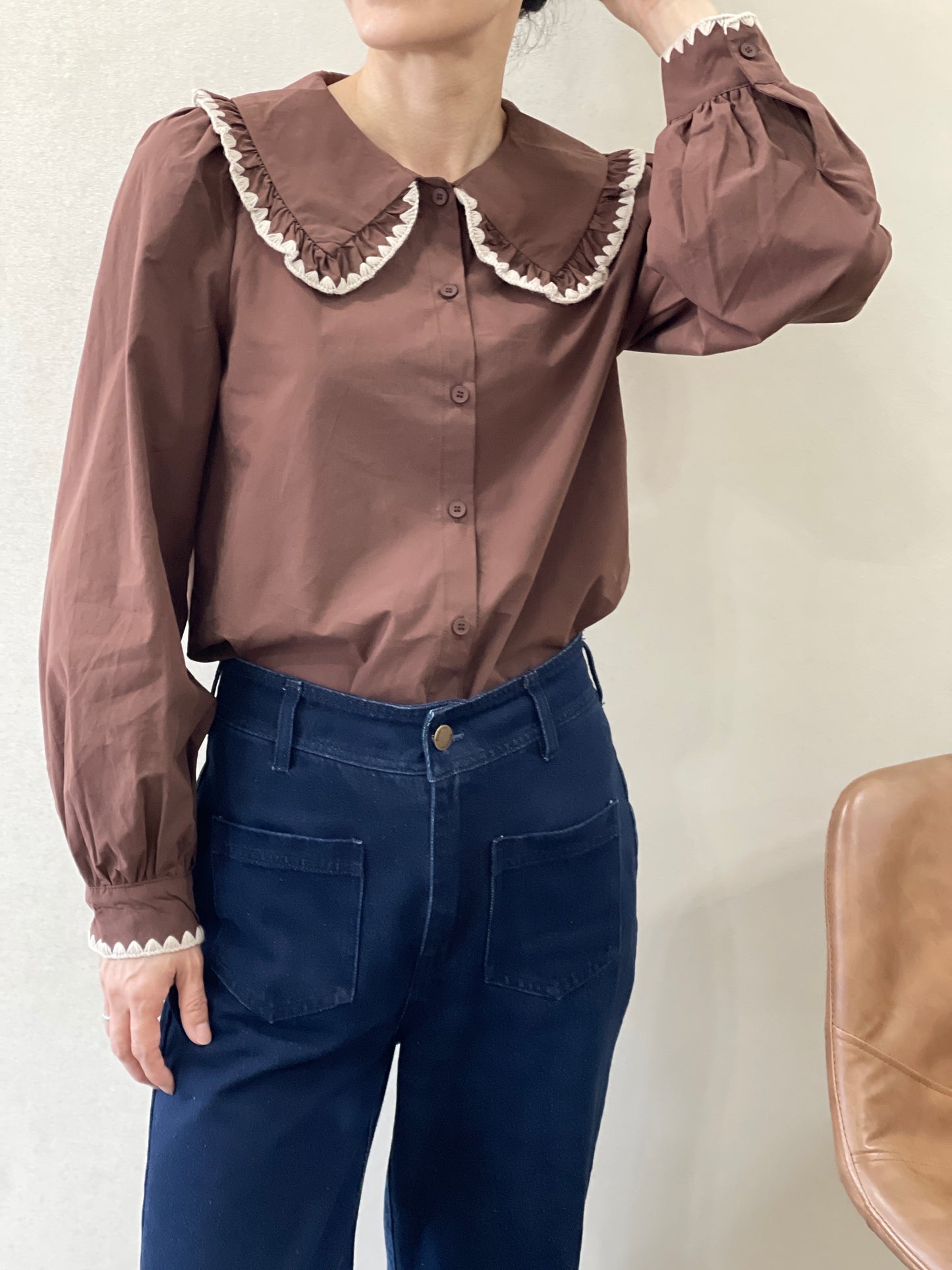 Chemise Col Oversize