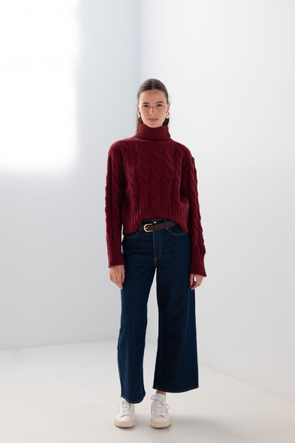 Pull Torsadé Uni