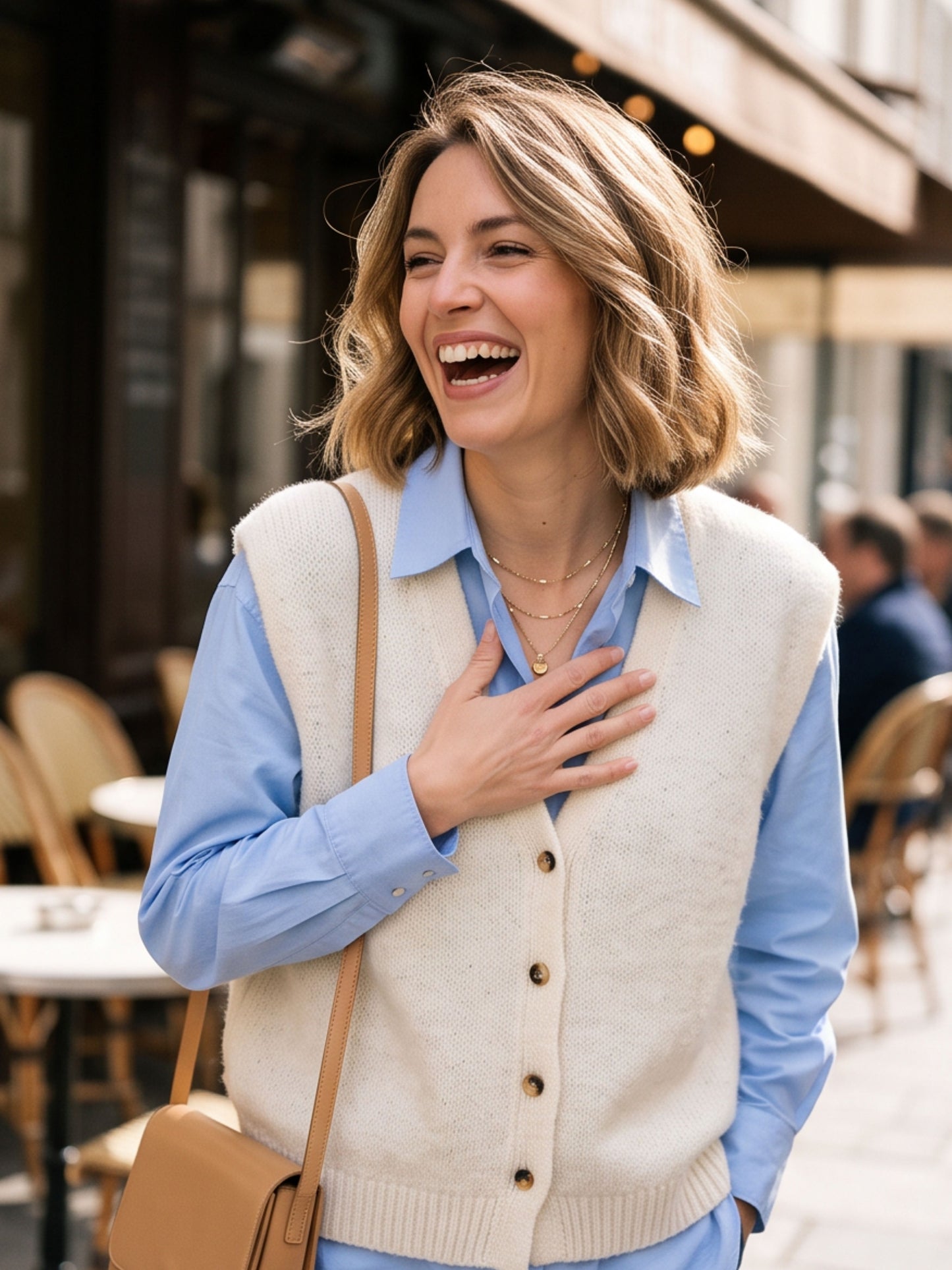 Gilet sans Manches Intemporel