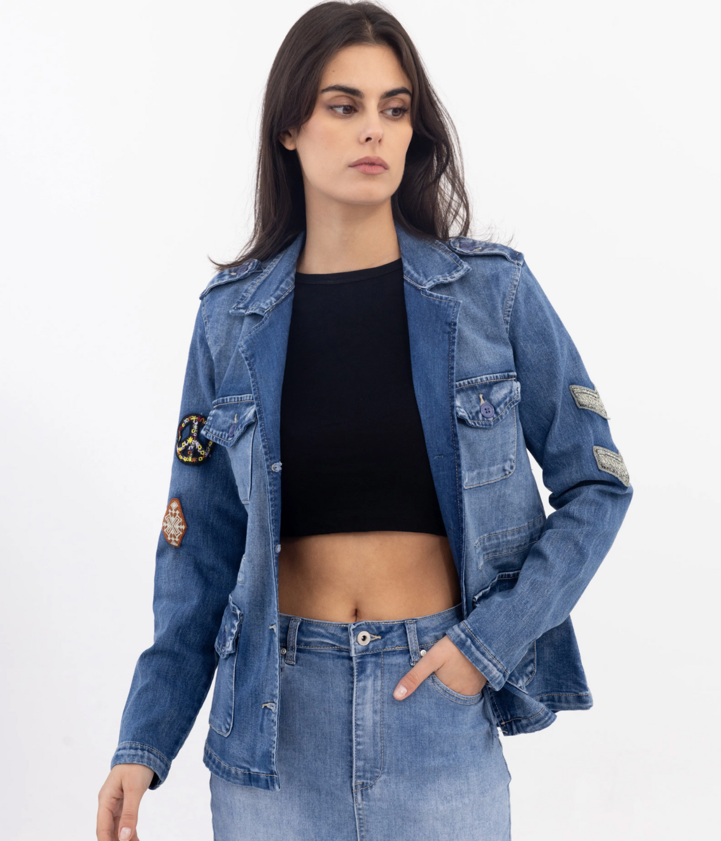 Veste Saharienne en Jean