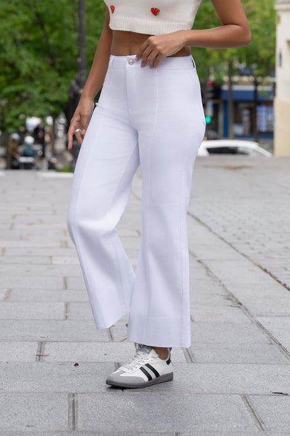 Jean Flare Femme Coton Coloré