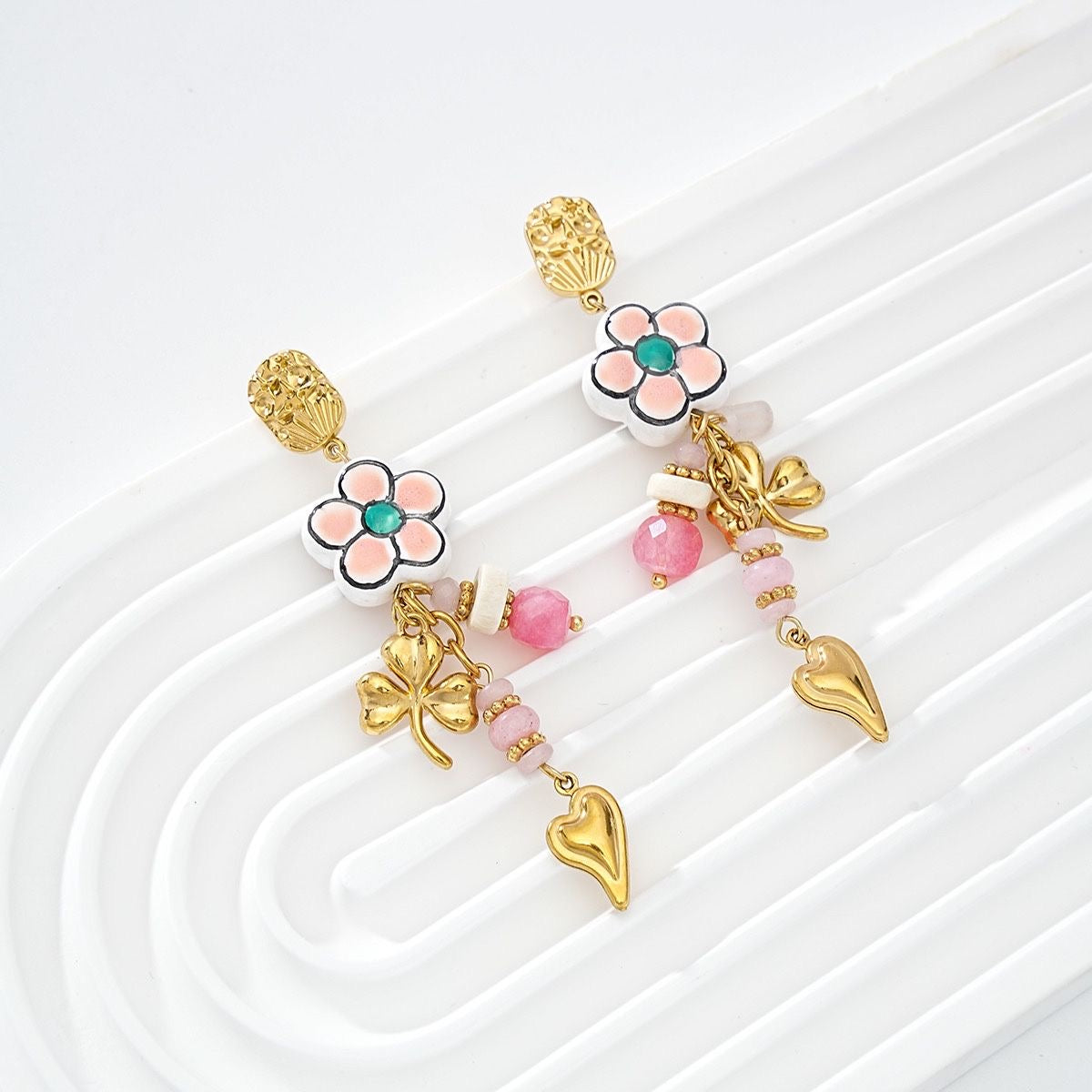 Boucles Fleur Cœur