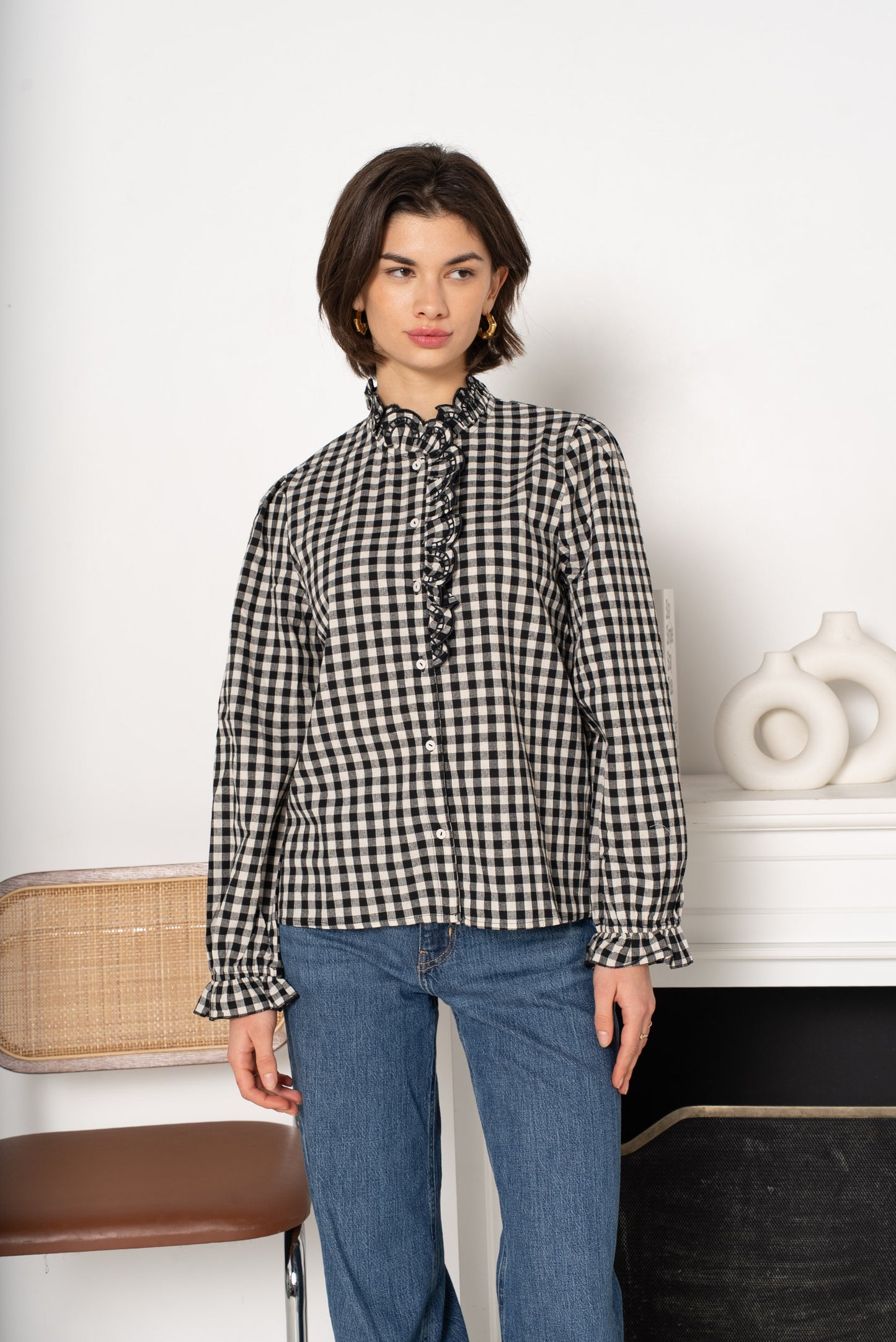 Chemise Vichy Rétro Chic