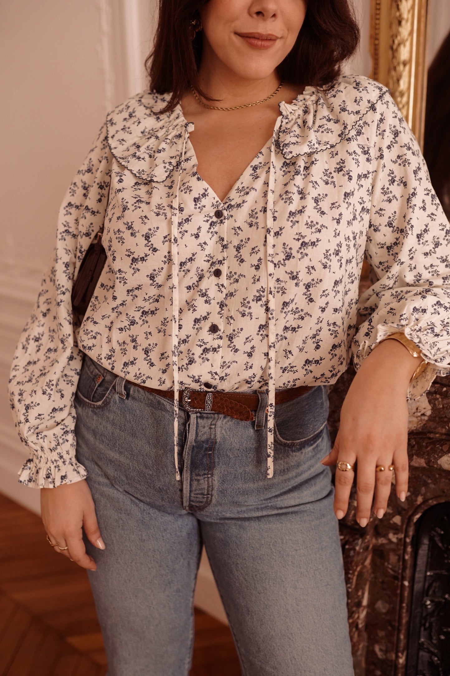 Chemise Fleurs Délicates du 42 au 46